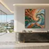 Desert Meets Sea_3D Textured Art_Mart-Gallery_005 Desert Meets Sea